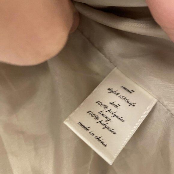 Miami Tan Suede Cropped Jacket. Size Small. Zippers Lined. Soft. Fall Winter - Picture 9 of 9